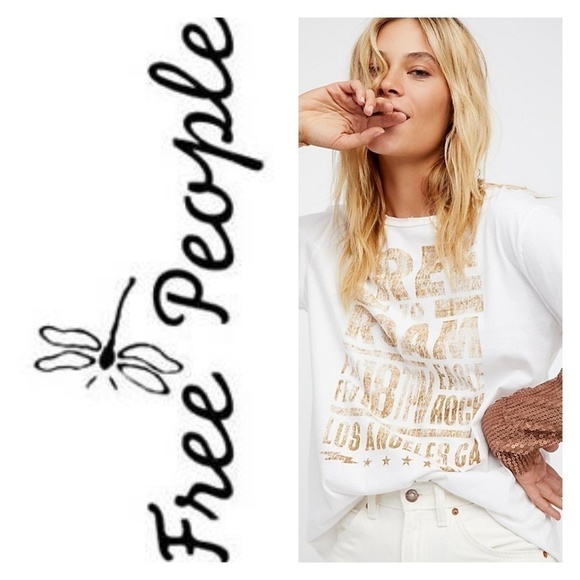 🛍SALE🛍 NWT Free People Backstage Tee - Picture 2 of 4